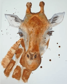 How to Paint a Giraffe with Watercolor