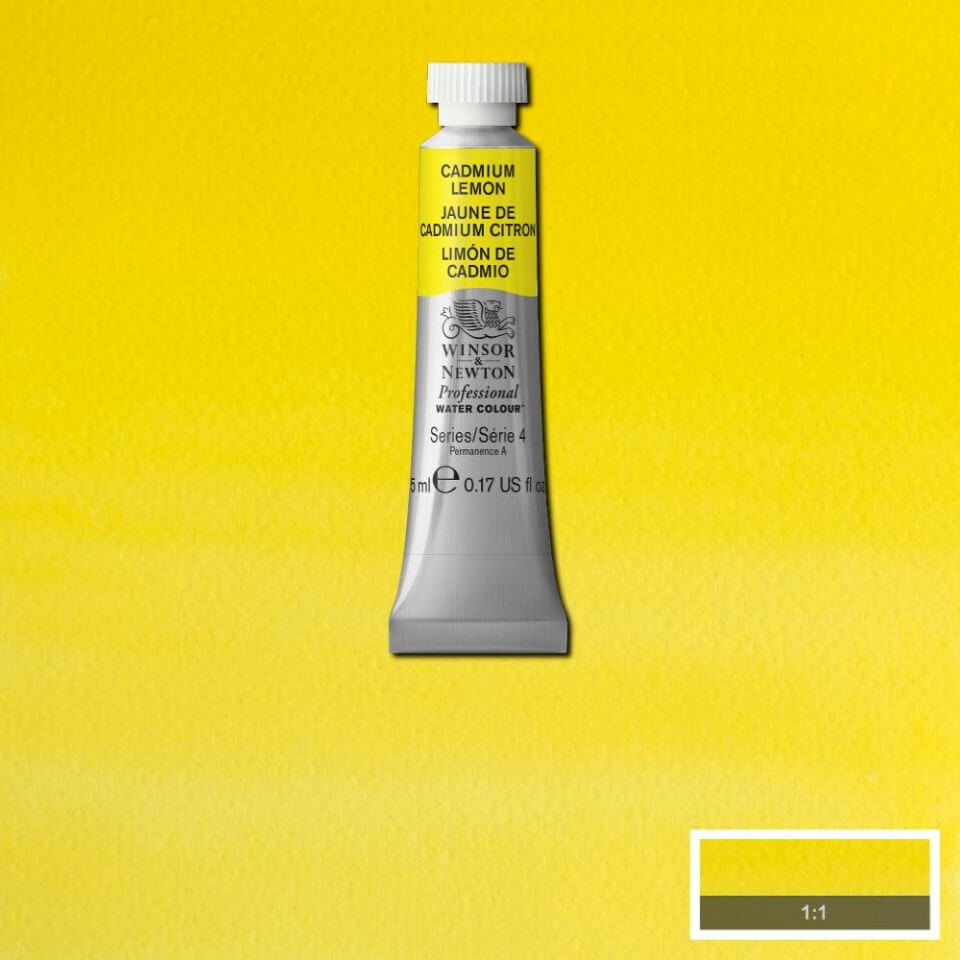 Watercolor Cadmium Lemon